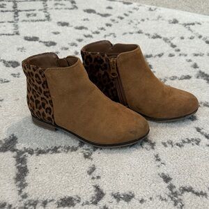 Cat & Jack Brown Leopard Kids Boots